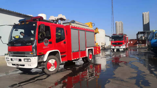 2019年3月12日上党区消防大队到我公司消防演练