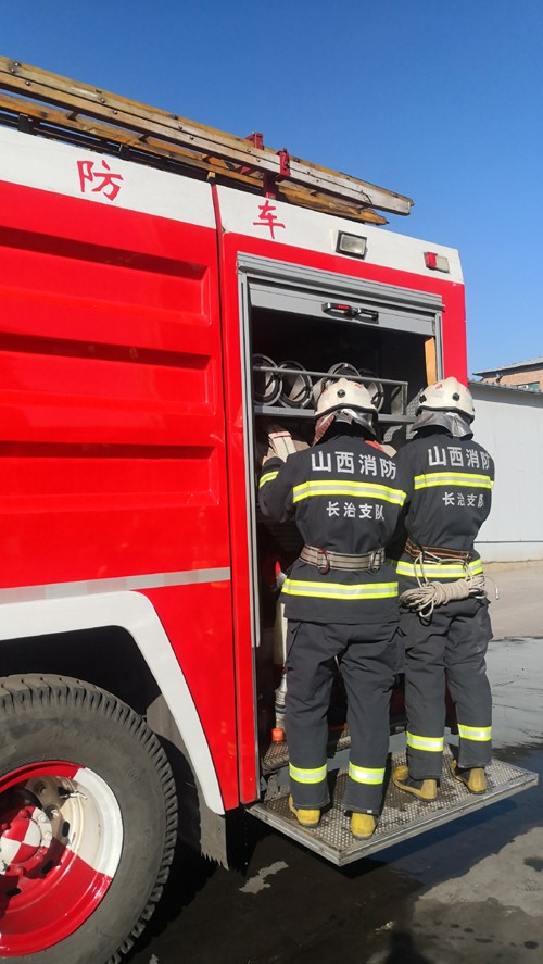 2019年3月12日上党区消防大队到我公司消防演练
