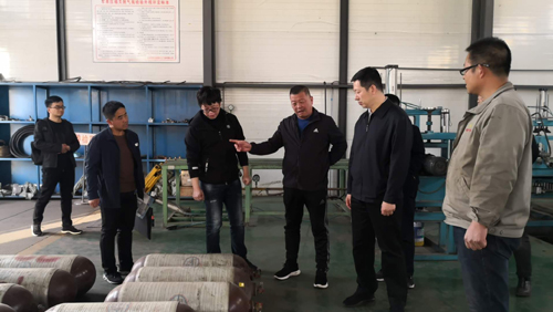 2019年3月26日省市场监管局张处长到我公司检查指导