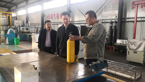 2019年3月26日省市场监管局张处长到我公司检查指导