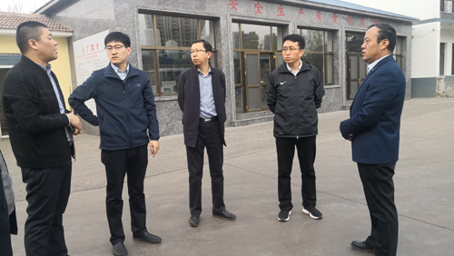 2019年3月27日上党区段区长到我公司检查指导工作